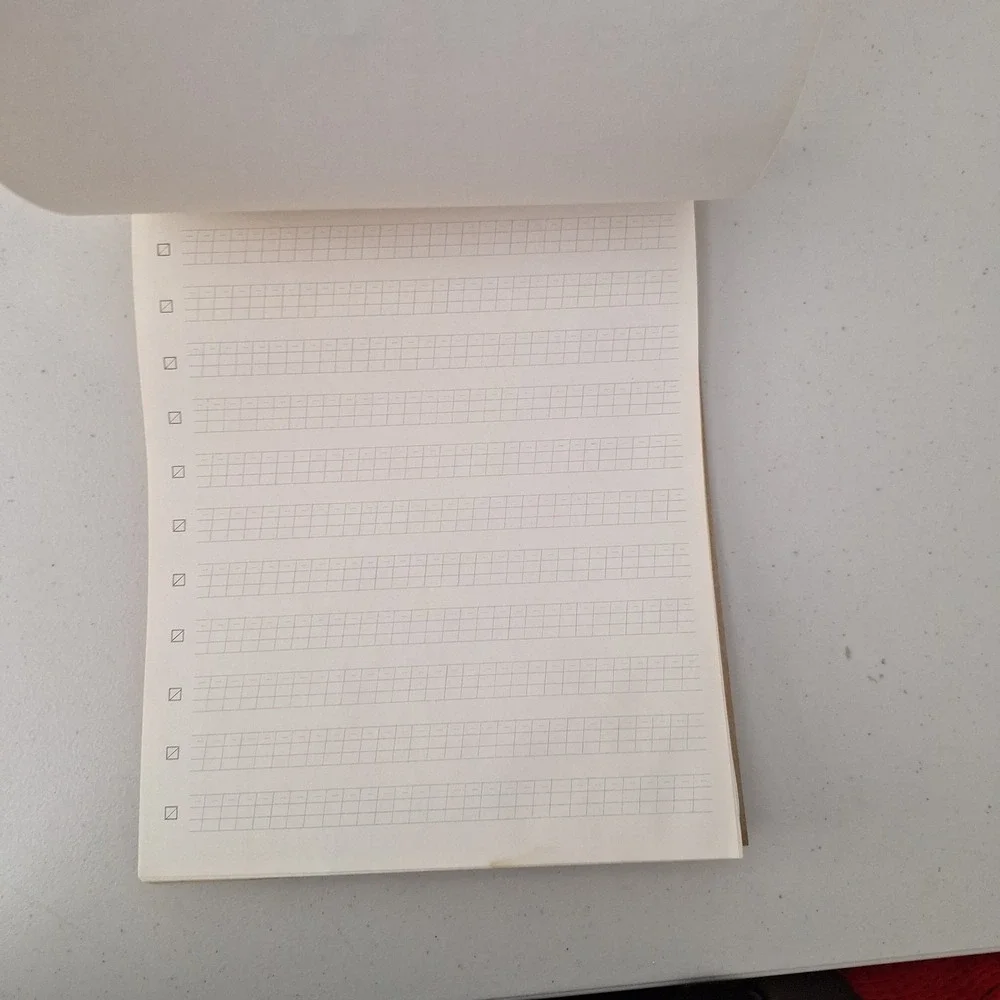 Vintage 1978 Italic Calligraphy Handwriting Practice Pad, B3 Nib & Medium Italic